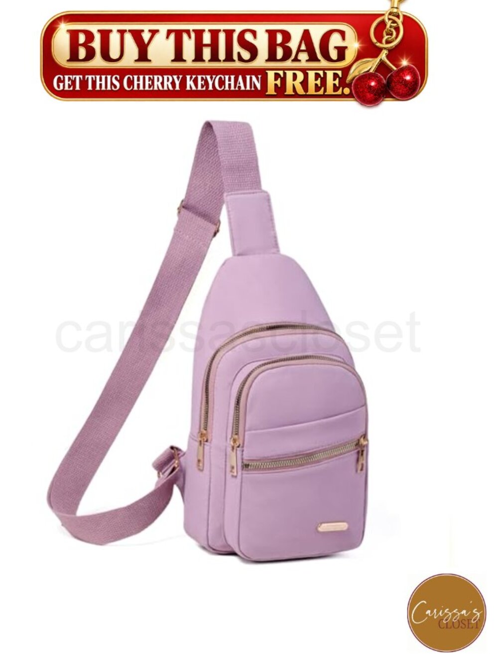 ✨ Banelu Crossbody Sling Backpack Polyester Women's Small Chest Bag for Hiking